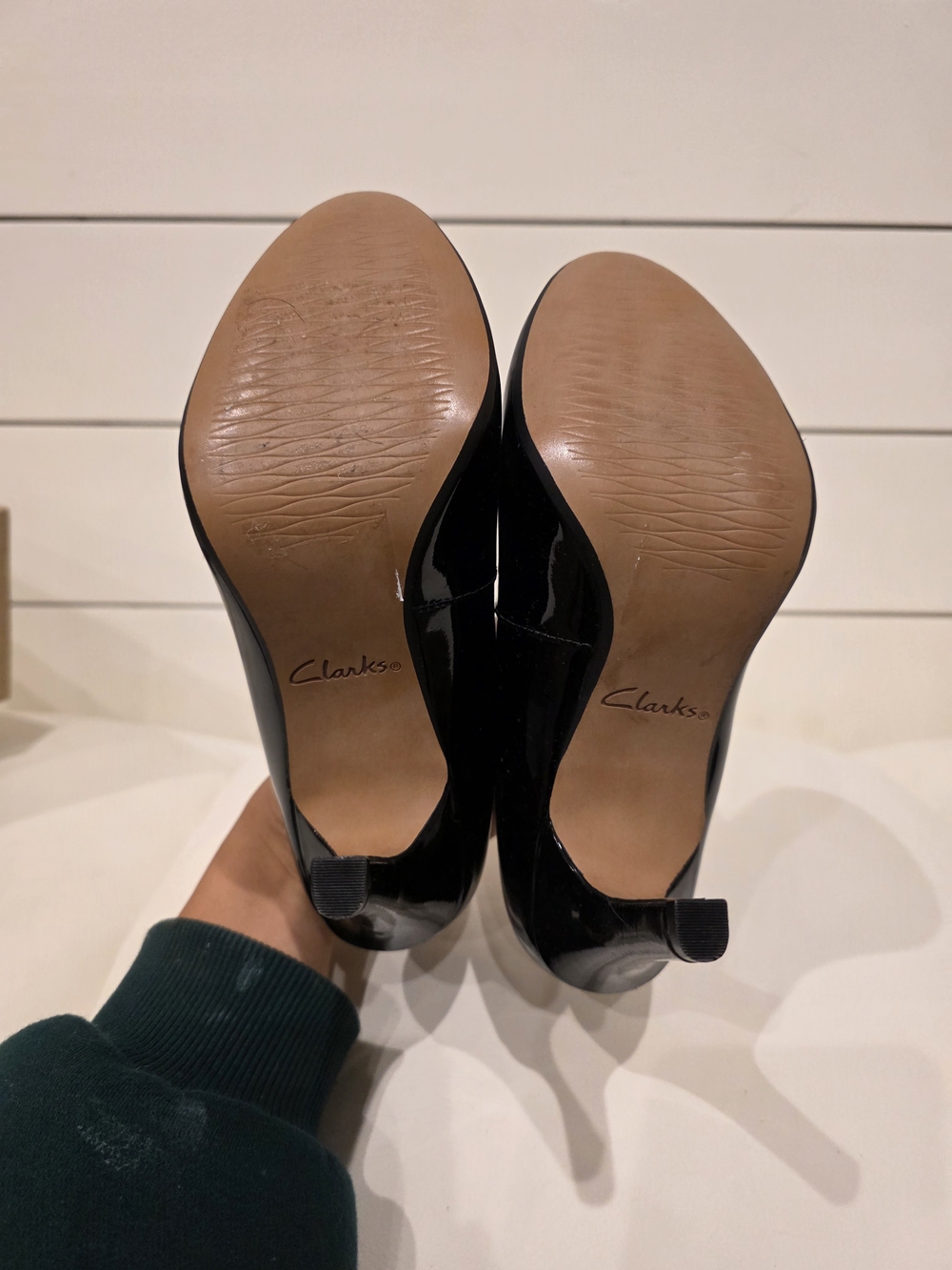Classic Black Patent High Heel Pumps - Women's Dress Shoes - Picture 7 of 9